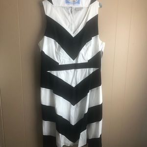 Great chevron style a-line dress